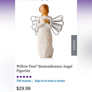 Willow Tree Remembrance Angel Figurine - NEW IN BOX #memorial #sympathygift